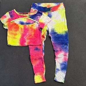 Vibrant Tie-Dye Women's Set